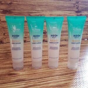 4 Disney H2O+ Beauty Sea Salt Body Lotion Travel Size 2 Fl Oz H20 Plus